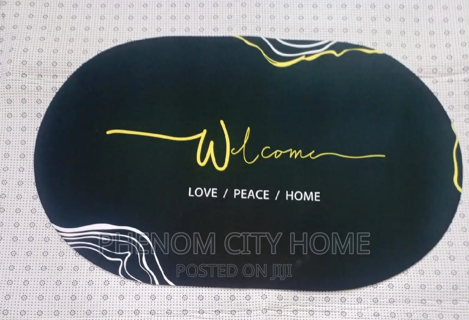 Oval Rubber Mat