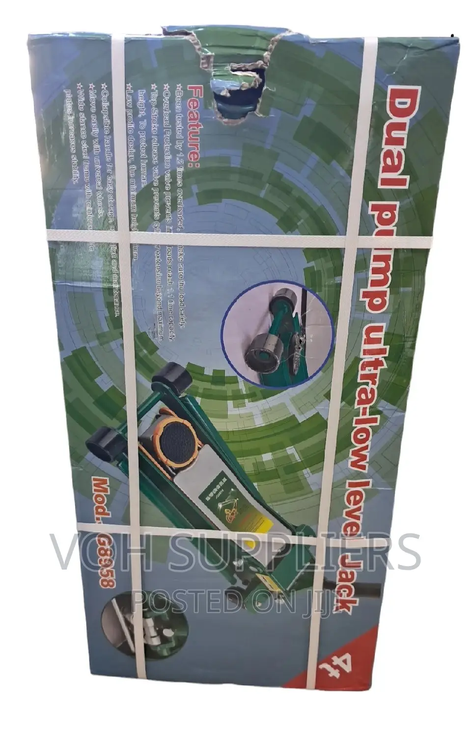Heavy Duty Low Profile 4tonne Trolley Jack
