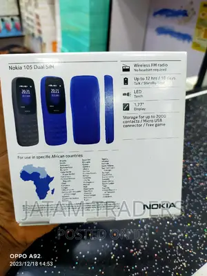 New Nokia 105 Blue