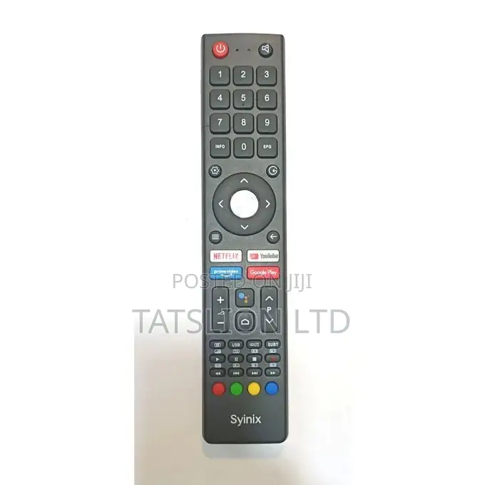 Synix Smart Remote Control - Black for Synix TV