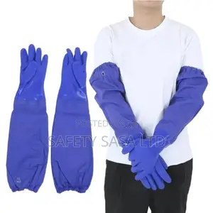 Pvc Coated Safety Work Gloves Material: Pvc+Cotton