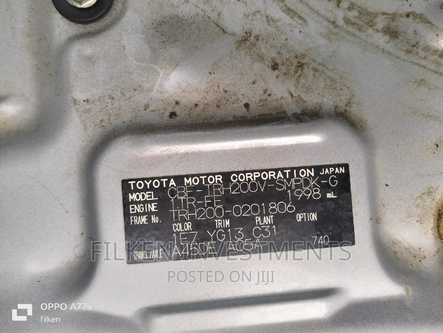 Toyota HiAce 2015 Silver