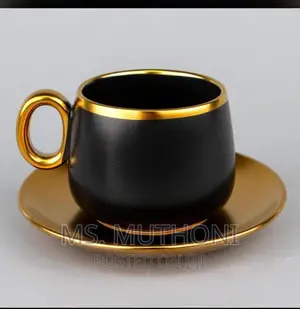 Unique Classy Cup and Saucer*(6 Set)