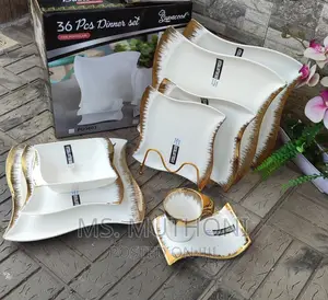 36pcs Nordic Rectangle Dinner Set *