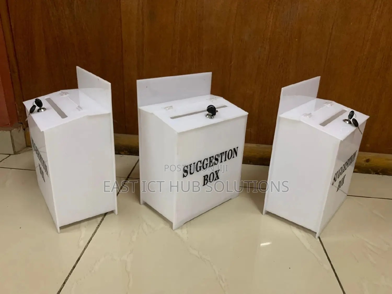 Quality Acrylic Suggestion Box With Lock - Secure
