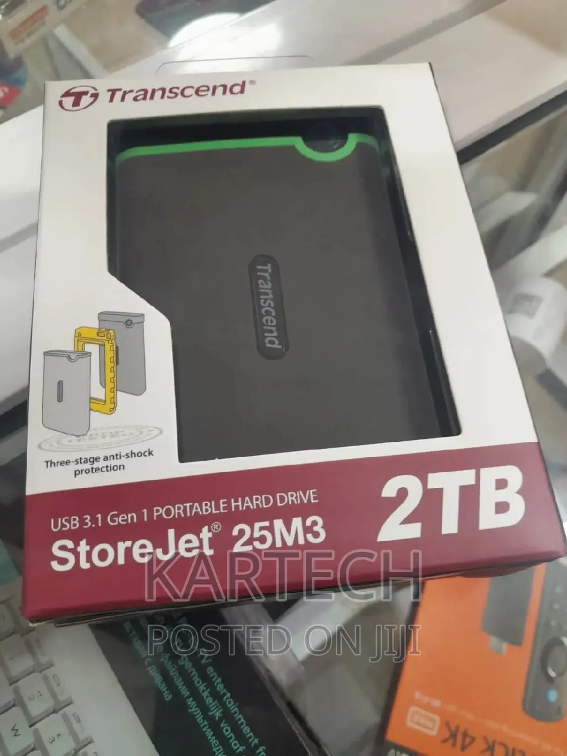 Transcend External Harddisk -2tb (2000 Gb)