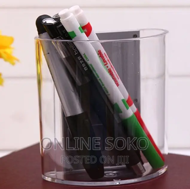 Multi-Functions LCD Digital Clock Desk Pen Holder Organizer