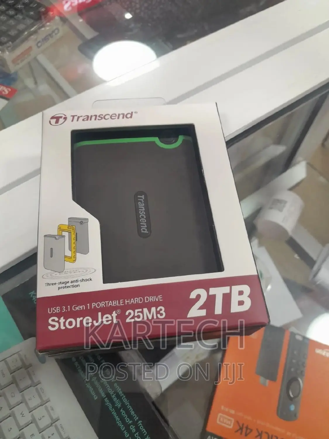 2tb Transcend Usb 3.1 External Portable Hard Drive