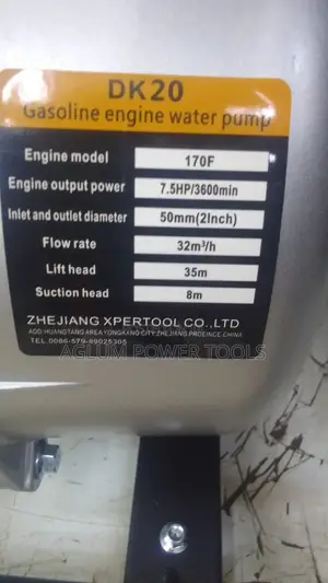 Dera Water Pump 2 Inch 7.5HP