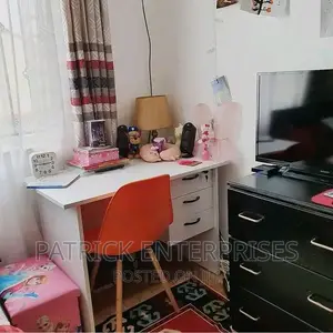 1 Mtr White Office/Study Desk Plus Eames Chair