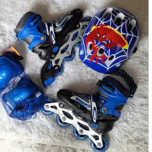 Kids Skating Shoes, Helmet and Guards 