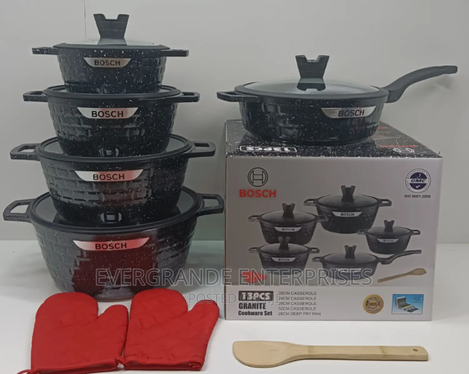 Cookware 13 Pieces Cookware With Silicon Lid Cover