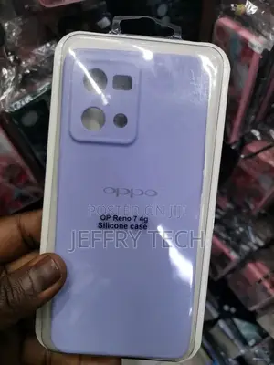 Purple Candy Silicone Case for Oppo Reno 7 4g