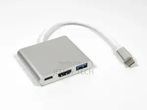 Type C to PD With HDMI and USB 3.0 a/F Dongle Metal Shell
