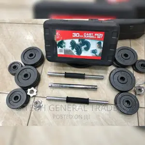 Dumbbells Set!Chrome Adjustable 30kg Dumbbells