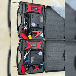 Generic Portable Car Jump Starter Kit With Air Compressor