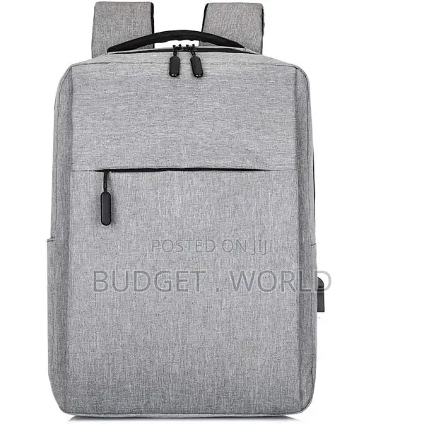 L Anti Theft Slim Durable Laptops Backpack With USB Charging