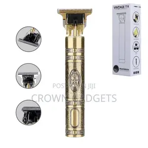 Rechargeable Electric Hair Clipper Barber Trimmer Vintage T9