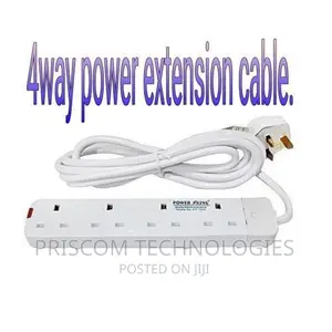 Power King 4 Way Extension Cable, 4 Way Extension Socket 3M