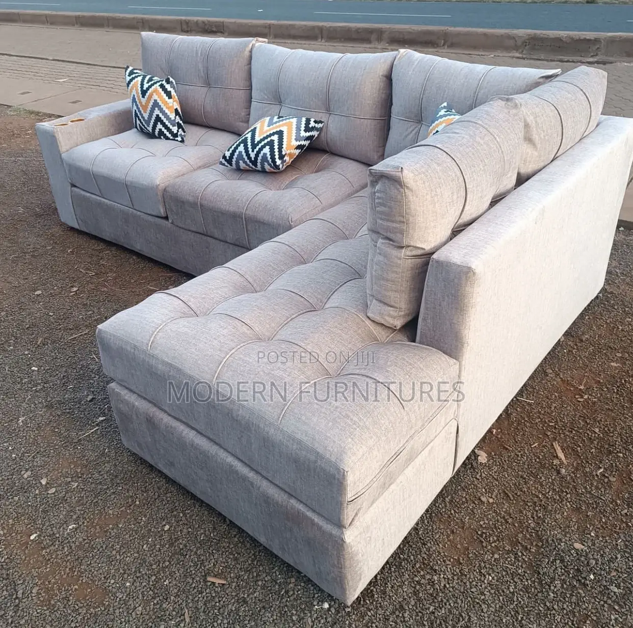 Elegant L Sofa