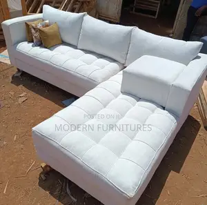 White L Sofa