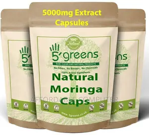 Natural Moringa Capsules 5000mg Per Capsule 90pcs 3months
