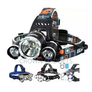 Headlamp Waterproof Head Light Hiking Rechargeable Charging