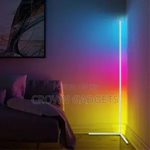 RGB LED Corner Floor Lamp
