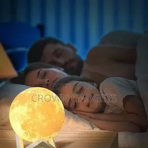 Moon Lamp Night Light Rotating LED Moon