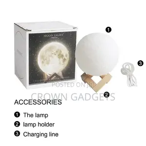 Levitation Moon Lamp Night Light Rotating LED Moon Floating