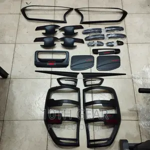 Ford Ranger Black Exterior Covers Headlamp Protector