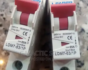 Single Pole 20A DC MCB