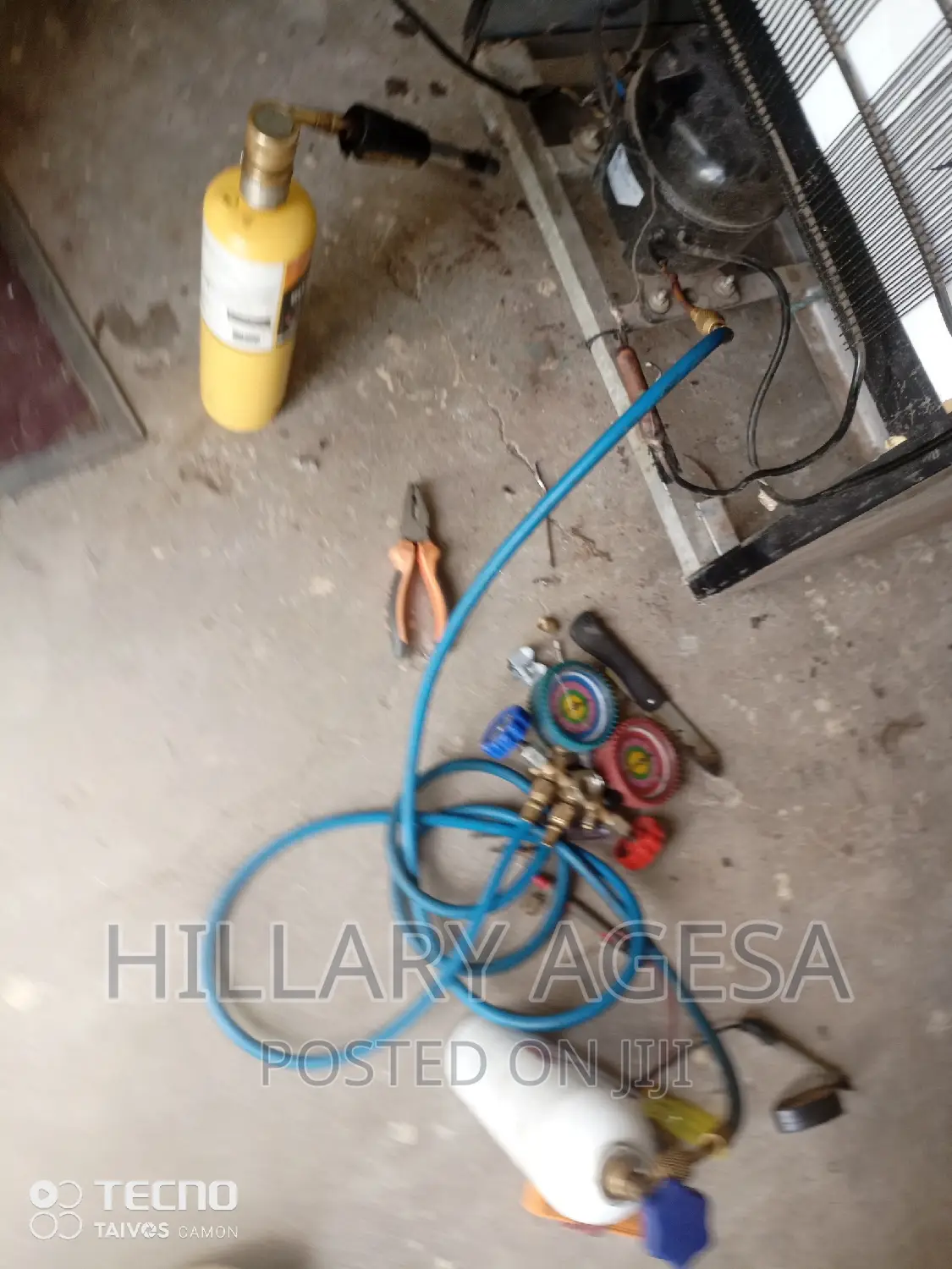 Fridge Display Gas Refilling