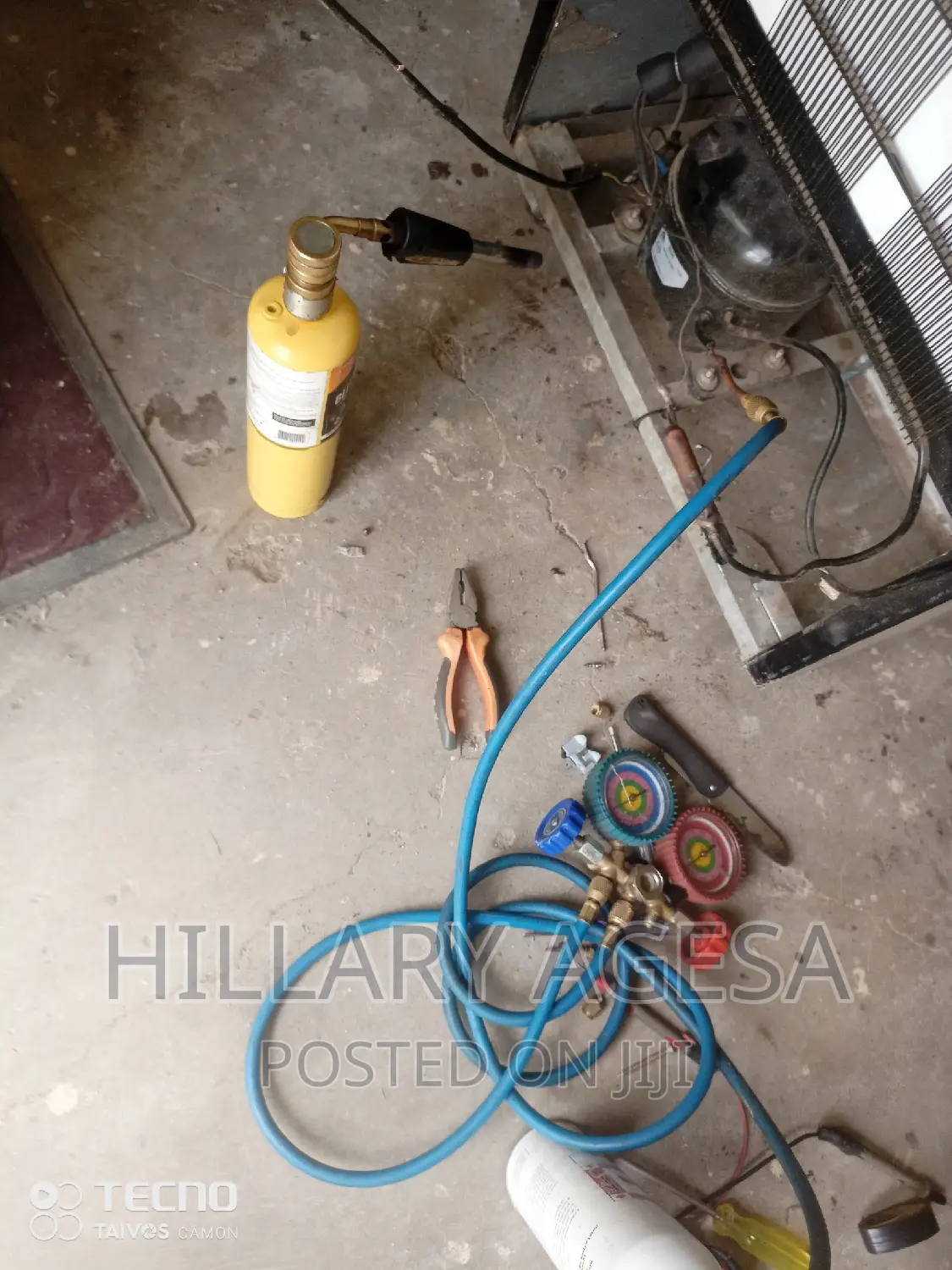 Fridge Display Gas Refilling