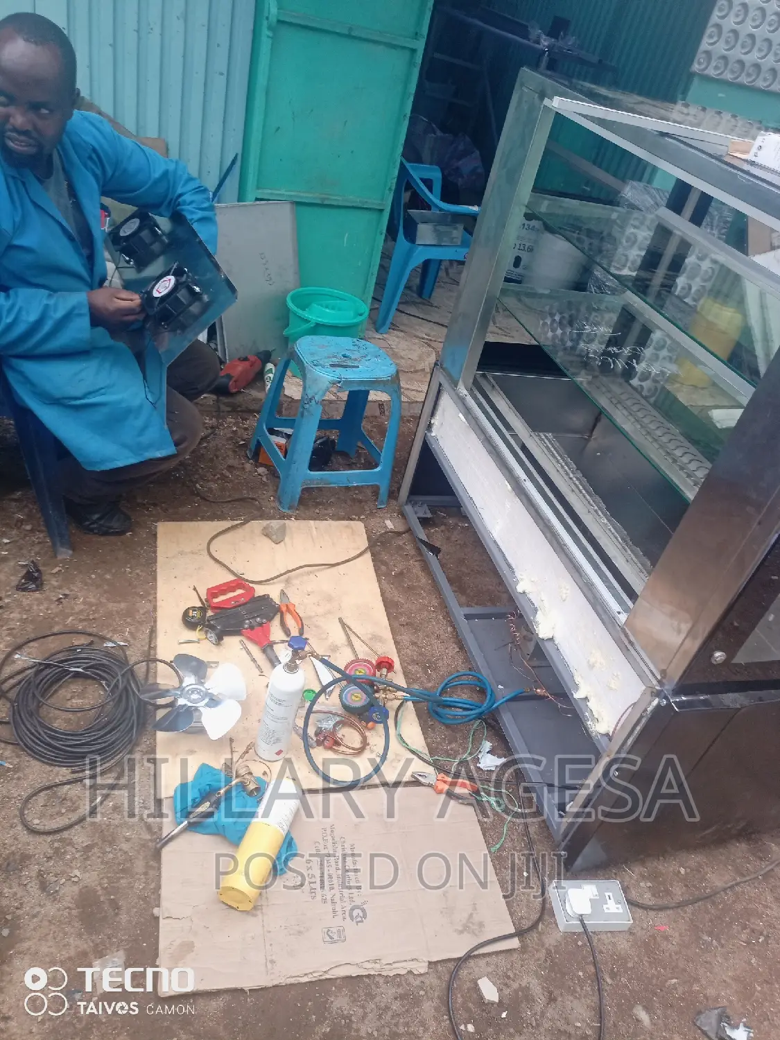 Display Freezer Assembling Process