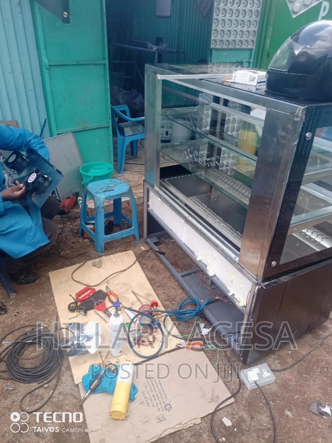 Display Freezer Assembling Process