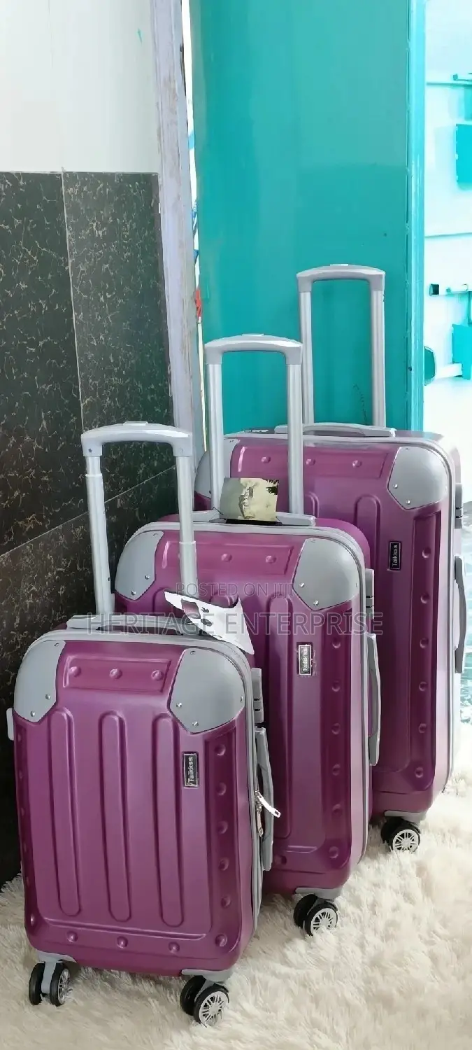 Suitcase//3 Piece Set Trolley Suitcases With Spinner Wheels