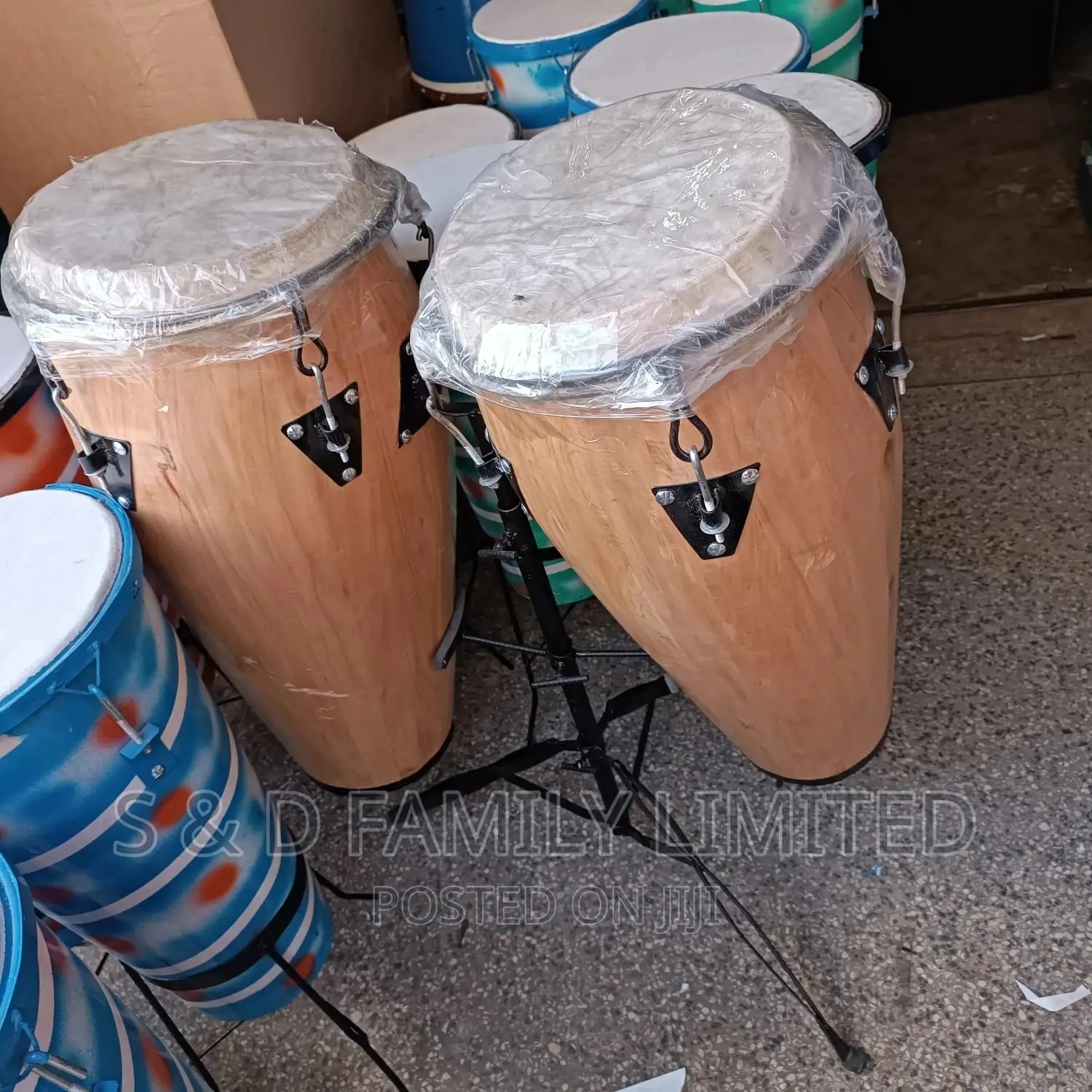 Local Brown Conga Drums Now Available