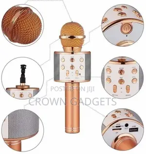 Bluetooth Karaoke Microphone Handheld Mic Speaker Home