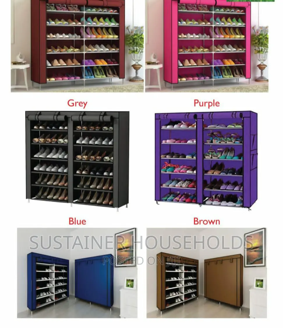 *Double Column Shoerack* A 36 Pairs Shoe Rack