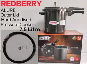 7.5L Redberry Premium Range Hard Anodised Pressure Cooker