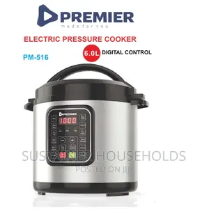 *PREMIER PM516 6.0 Litres Electric Pressure Cooker