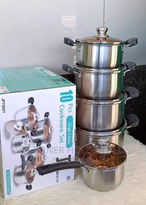 *JP 10 PCS Aluminium Cookware Set*