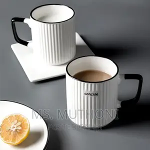 *6 Pieces Concise Quality Ceramic Cups