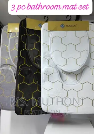 Luxurious Feel 3 Piece Bathroom Set