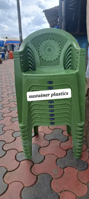 Jungle Green Kenpoly Plastic Chairs