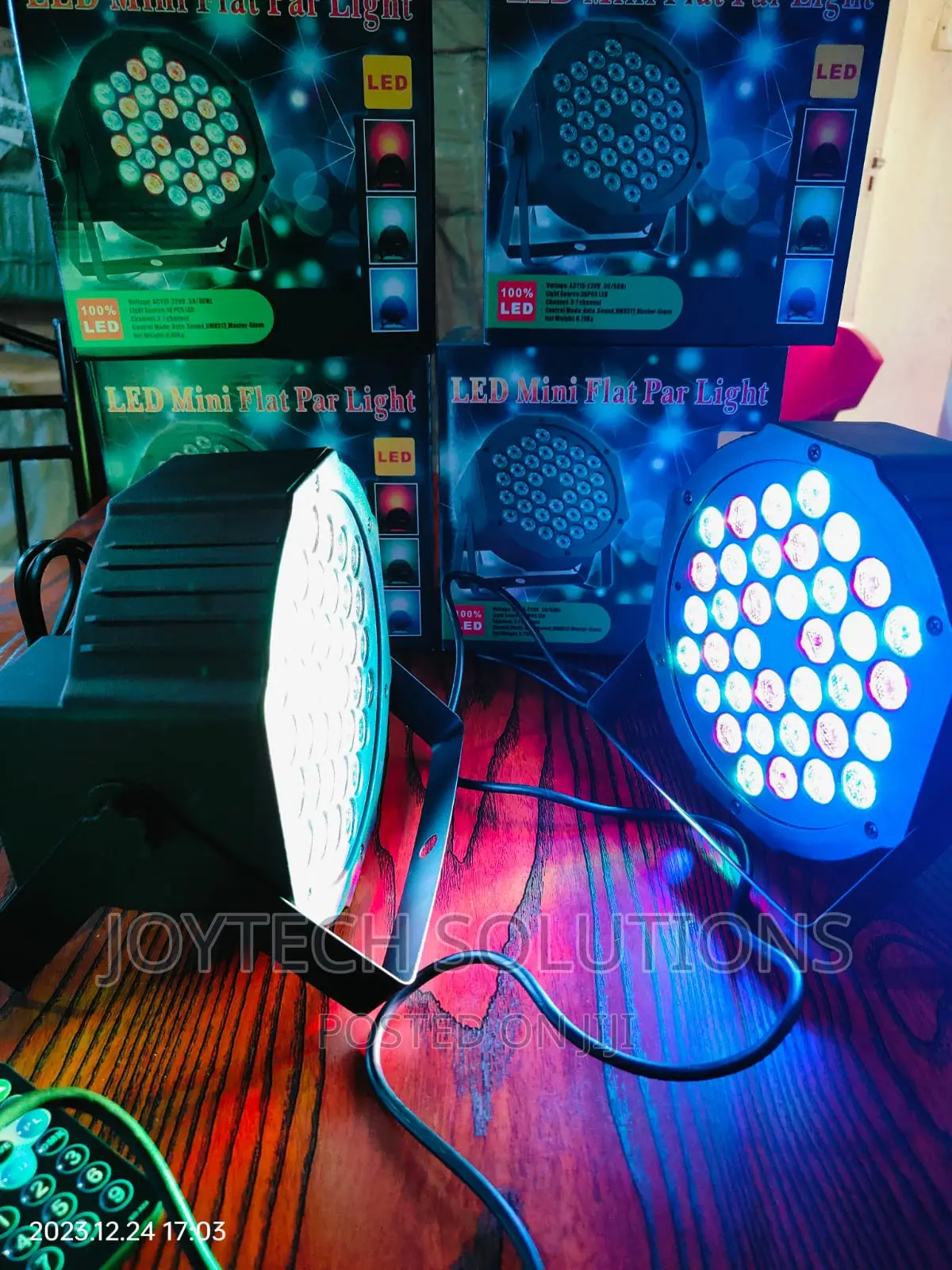 RGB DJ Par Lights Spotlights DMX 512 Controller