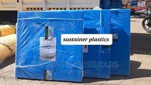 Blue Plastic Tables Available