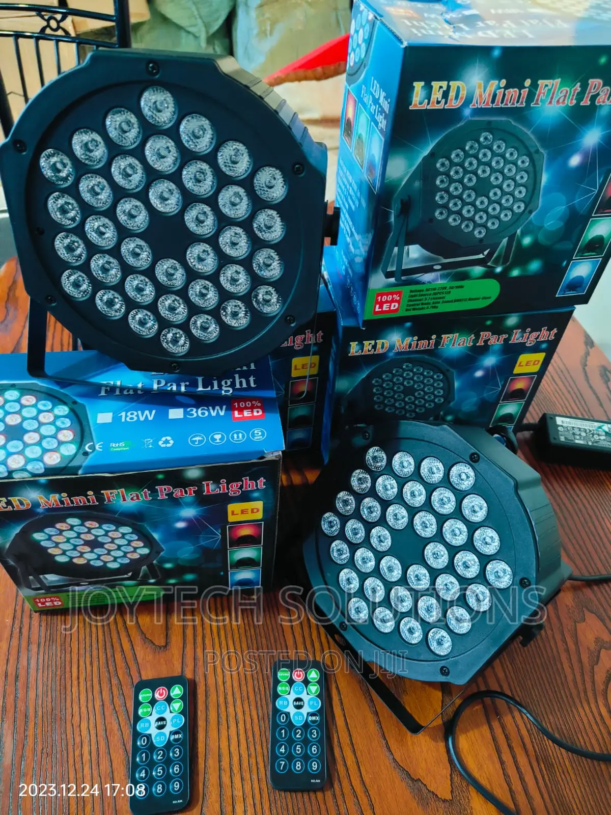 Multi Color Stage Lights Sound Activated