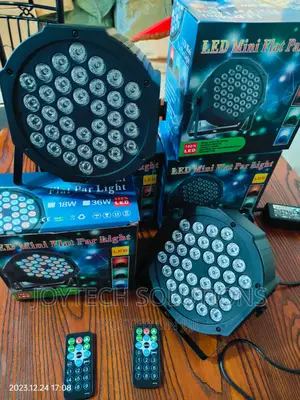 Multi Color Stage Lights Sound Activated